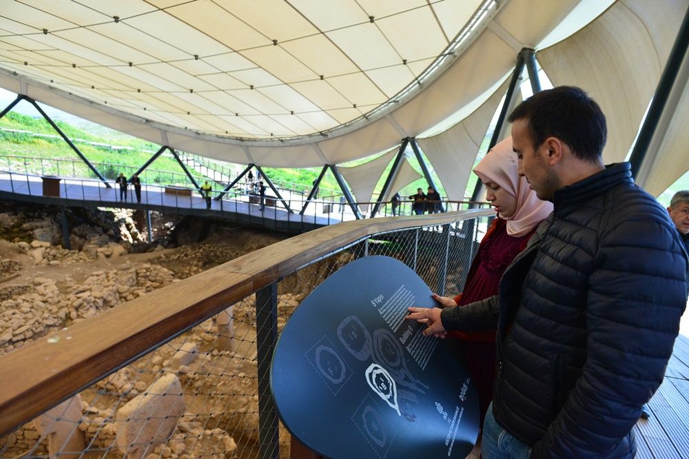 Göbeklitepe'ye ziyaretçi akını... 11