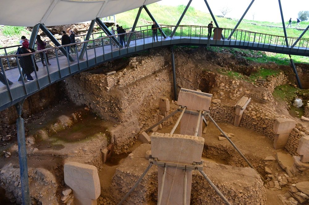 Göbeklitepe'ye ziyaretçi akını... 12
