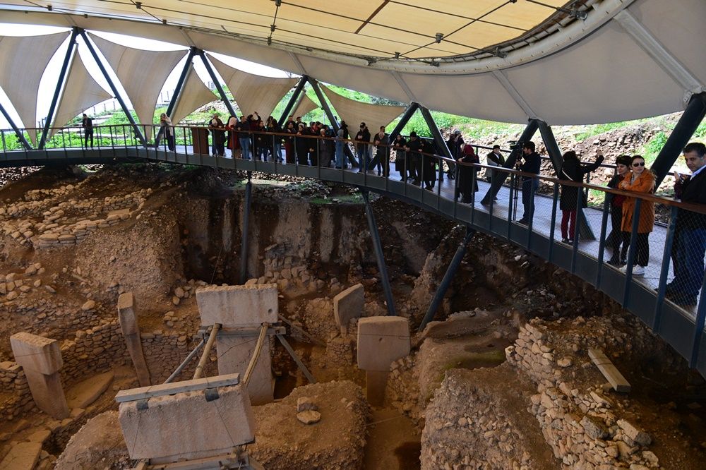 Göbeklitepe'ye ziyaretçi akını... 14