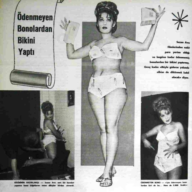 Ödenmeyen senetlerden kendisine bikini yaptı! 13