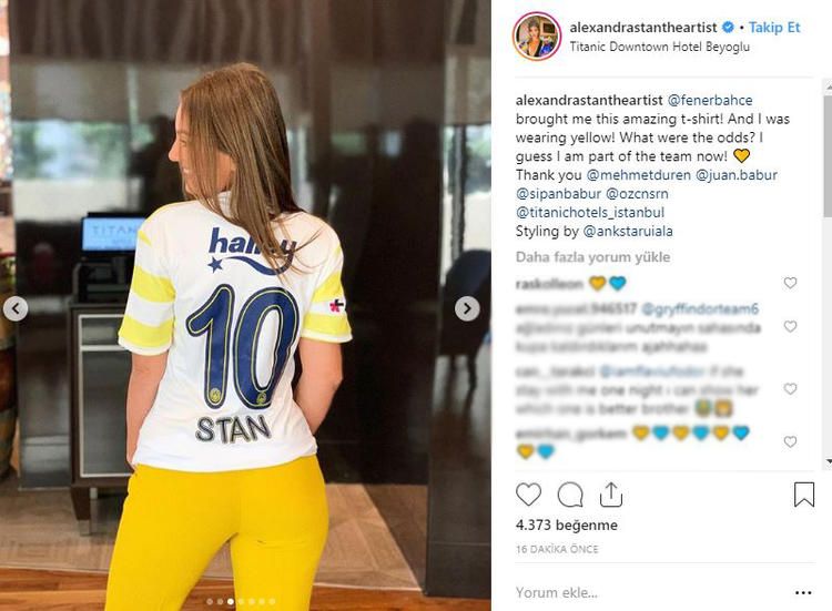 Güzel şarkıcı Fenerbahçe'ye desteğini açıkladı! 4