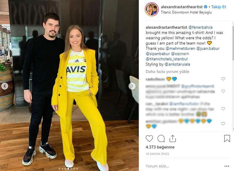 Güzel şarkıcı Fenerbahçe'ye desteğini açıkladı! 5