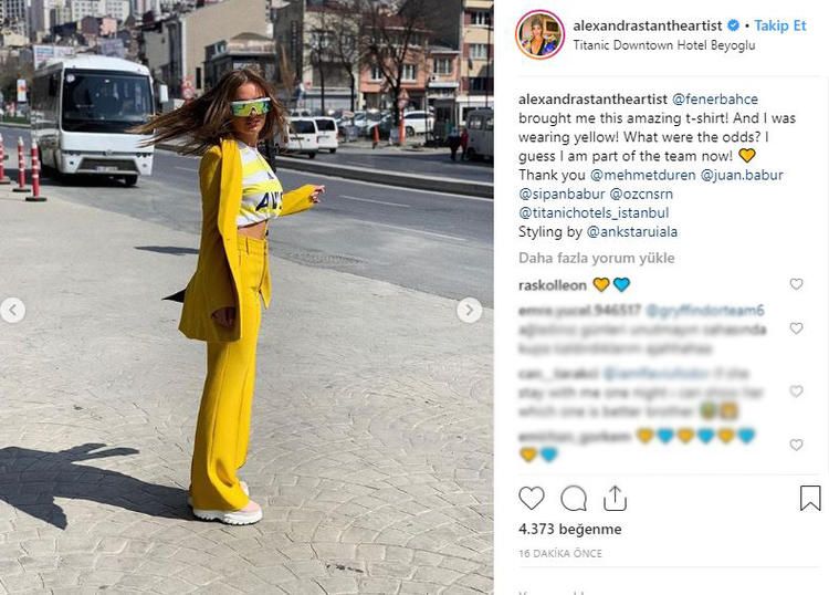 Güzel şarkıcı Fenerbahçe'ye desteğini açıkladı! 6
