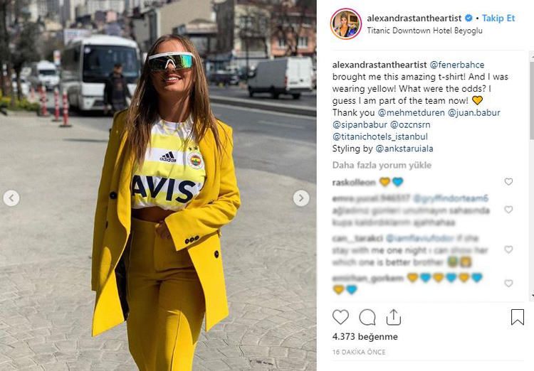 Güzel şarkıcı Fenerbahçe'ye desteğini açıkladı! 7