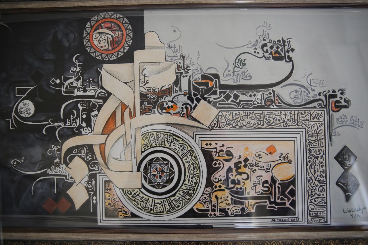 Ressam polis, özgün çalışmalara imza atıyor... 10