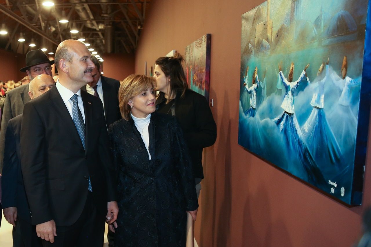 Hande Fırat'ın sergisine büyük ilgi... 5