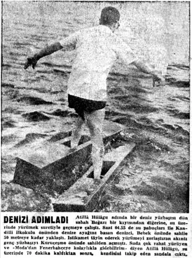 İstanbul Boğazı'nı yürüyerek geçen mucit asker! 8
