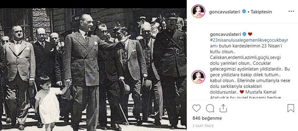 Ünlü isimlerden 23 Nisan Ulusal Egemenlik ve Çocuk Bayramı paylaşımları! 16
