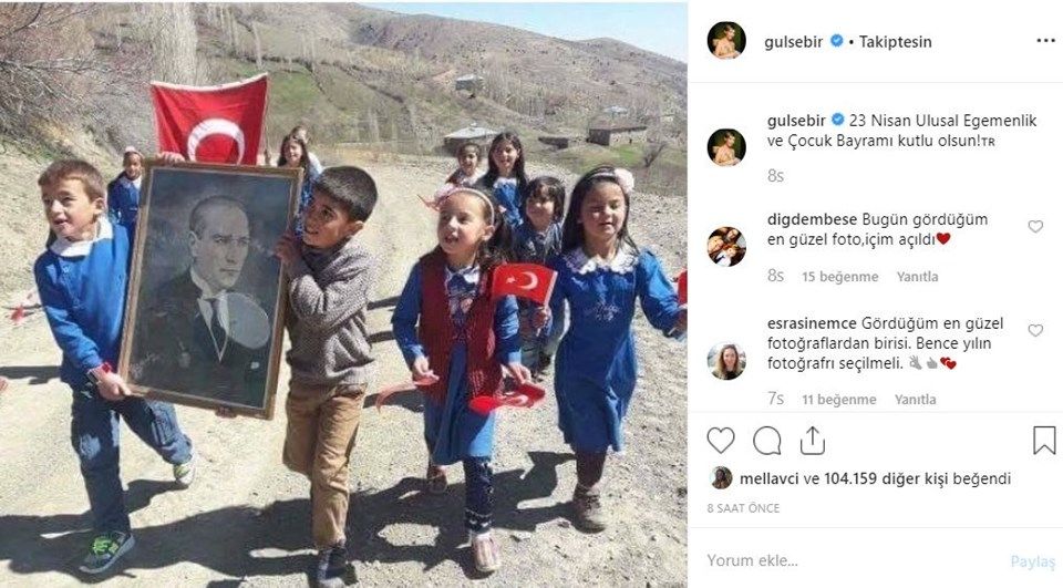 Ünlü isimlerden 23 Nisan Ulusal Egemenlik ve Çocuk Bayramı paylaşımları! 17