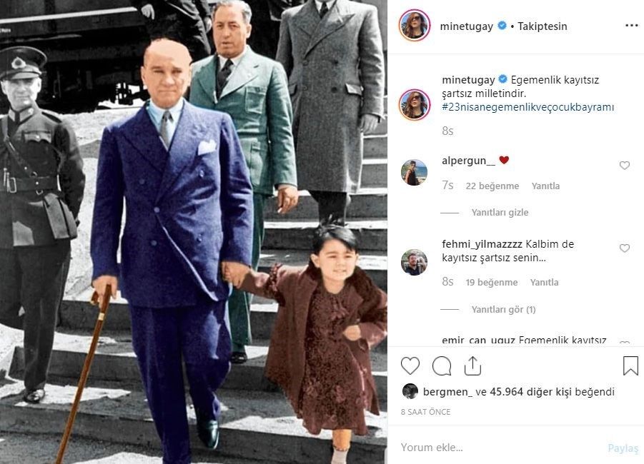 Ünlü isimlerden 23 Nisan Ulusal Egemenlik ve Çocuk Bayramı paylaşımları! 19