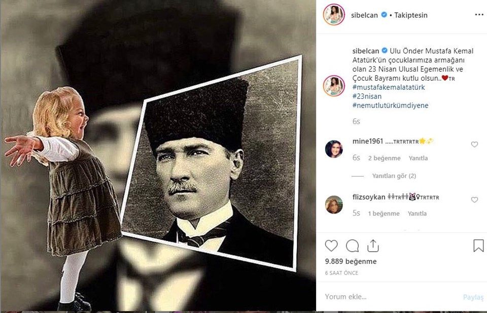 Ünlü isimlerden 23 Nisan Ulusal Egemenlik ve Çocuk Bayramı paylaşımları! 21