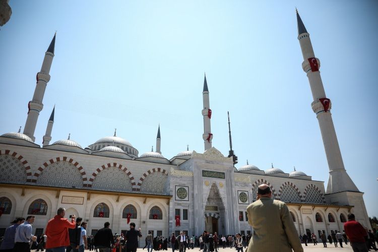 Çamlıca Camii'nin açılış gününden özel kareler... 18