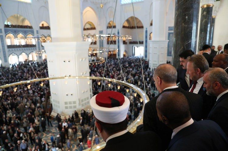 Çamlıca Camii'nin açılış gününden özel kareler... 3
