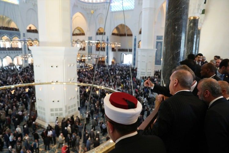 Çamlıca Camii'nin açılış gününden özel kareler... 6