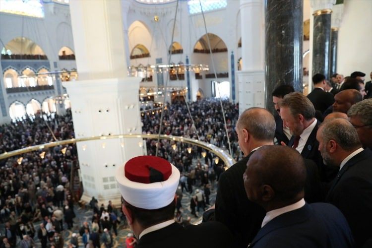 Çamlıca Camii'nin açılış gününden özel kareler... 7