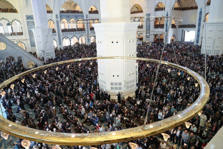 Çamlıca Camii'nin açılış gününden özel kareler... 8