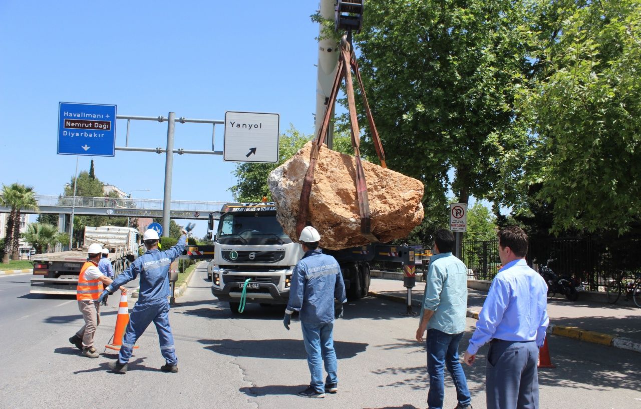 Adıyaman'da 8 tonluk 'veda' figürü bulundu! 2