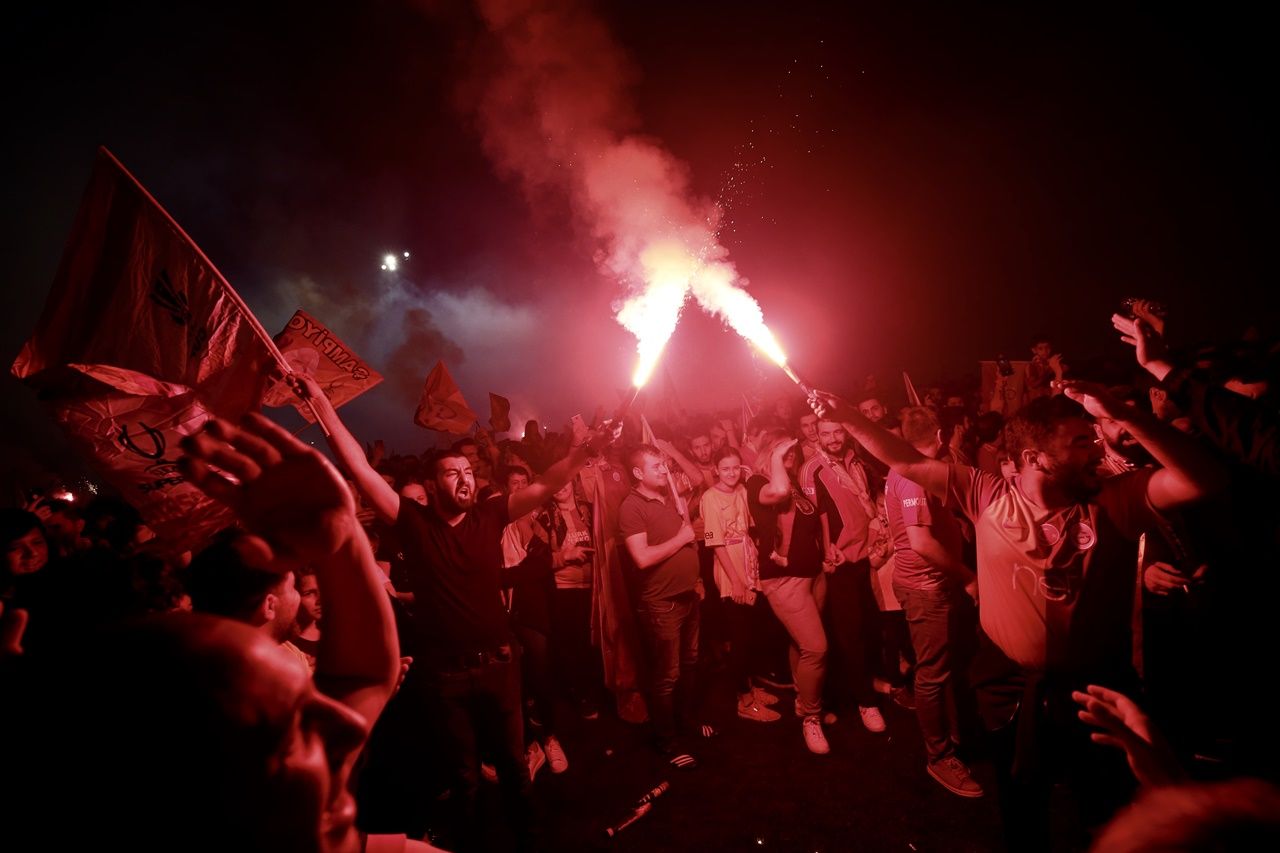 Şampiyon Galatasaray'dan Florya'da coşkulu kutlama... 7