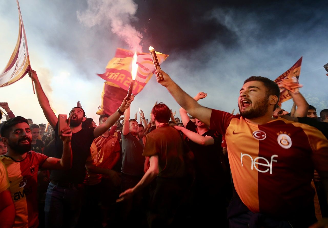 Şampiyon Galatasaray'dan Florya'da coşkulu kutlama... 8