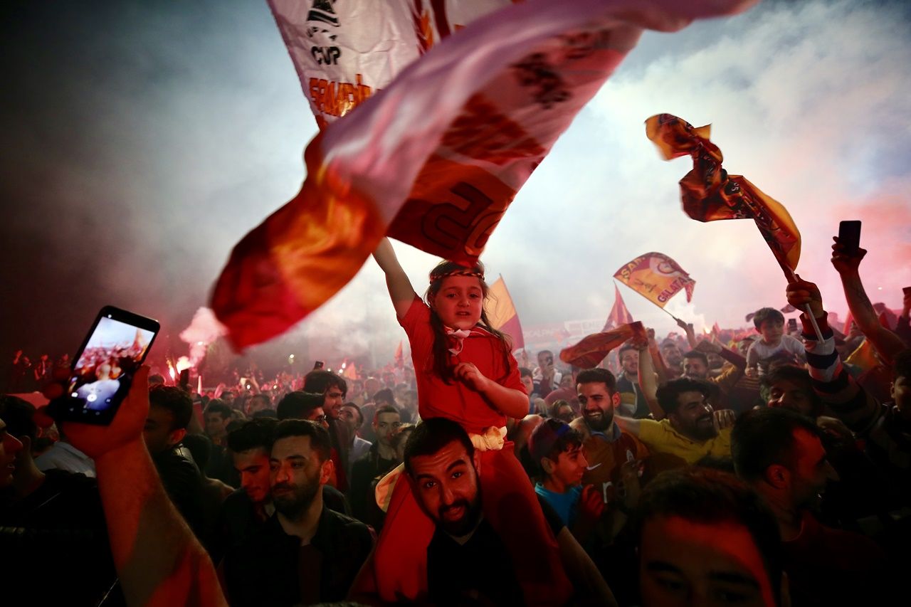 Şampiyon Galatasaray'dan Florya'da coşkulu kutlama... 11