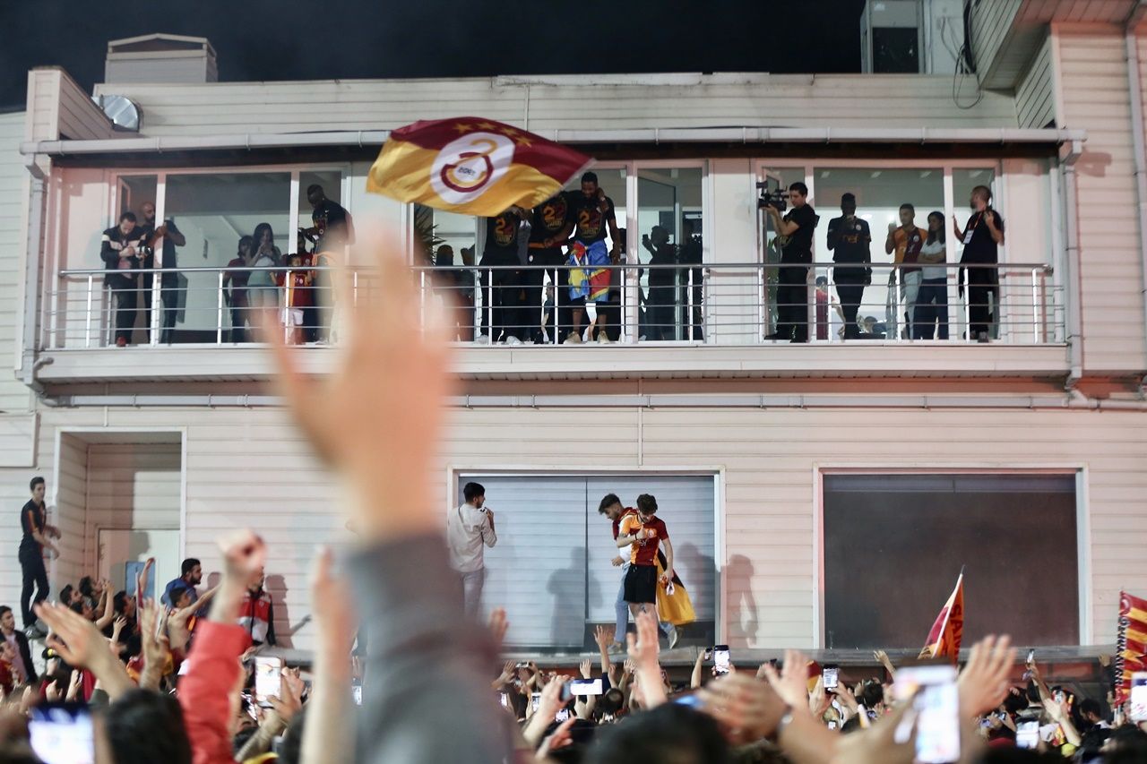 Şampiyon Galatasaray'dan Florya'da coşkulu kutlama... 29