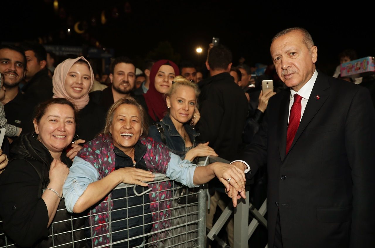Erdoğan'dan Yenikapı etkinlik alanına ziyaret... 9