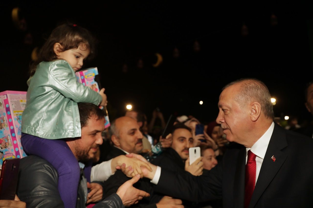 Erdoğan'dan Yenikapı etkinlik alanına ziyaret... 11
