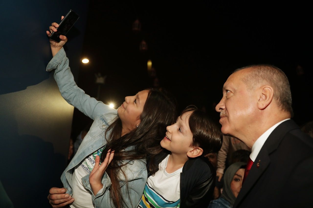 Erdoğan'dan Yenikapı etkinlik alanına ziyaret... 12