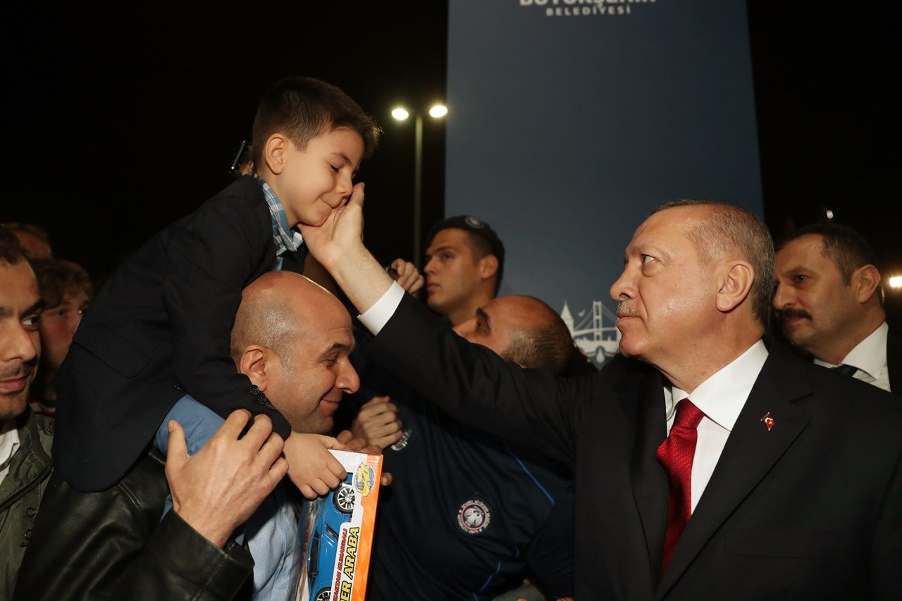 Erdoğan'dan Yenikapı etkinlik alanına ziyaret... 13