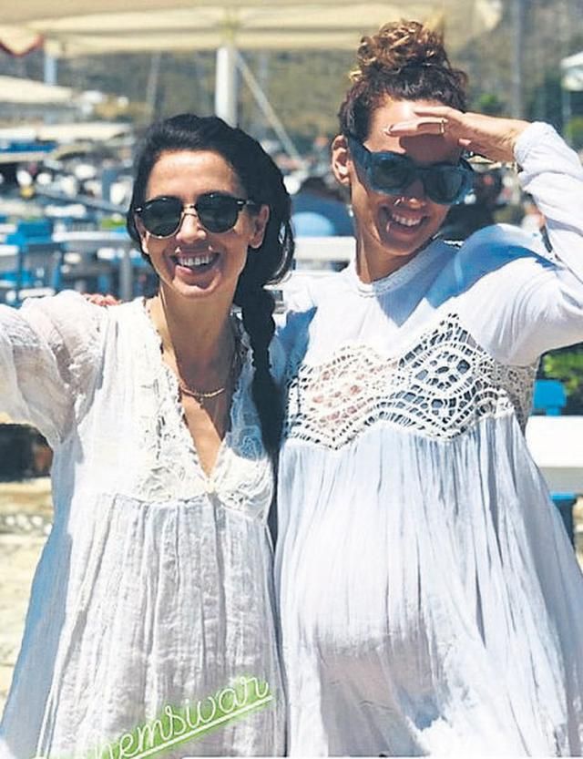 Seda Bakan'dan doğum öncesi son tatil! 4