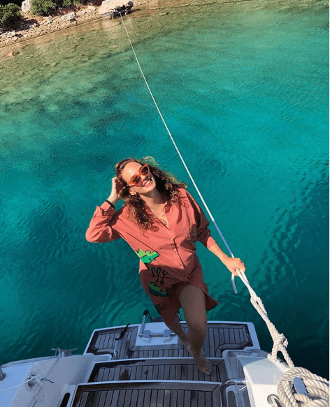 Seda Bakan'dan doğum öncesi son tatil! 5