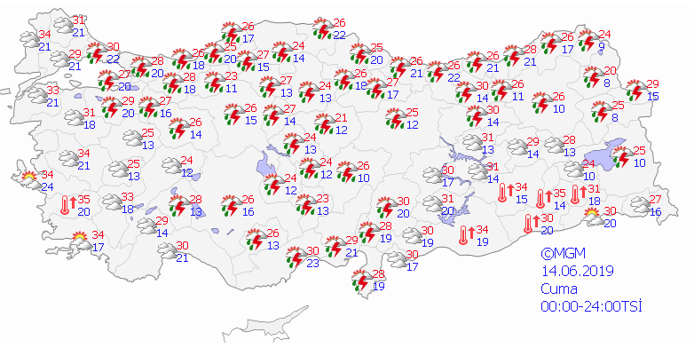32 il sağanak yağışın etkisi altına giriyor! 10