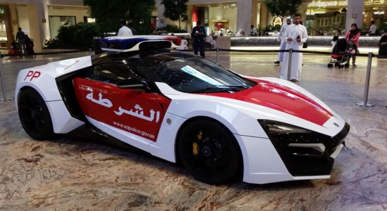 İşte Abu Dabi polisinin yeni aracı... 1