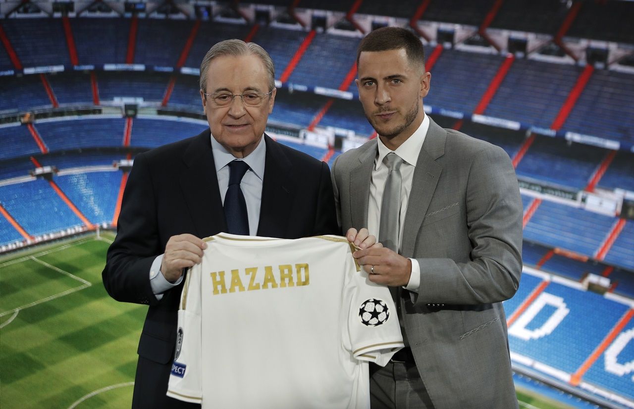 Real Madrid, Hazard'ı tanıttı... 2