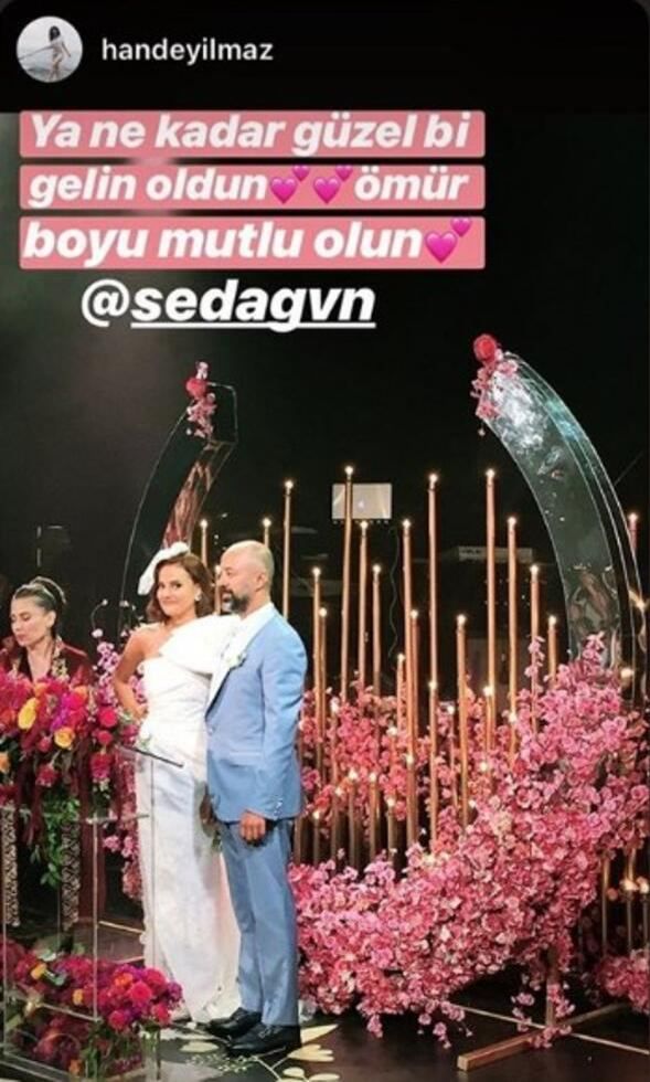 Seda Güven görkemli bir düğünle evlendi! 14