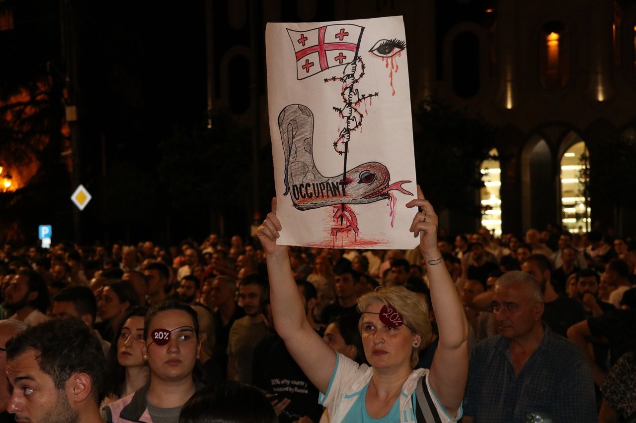 Gürcistan'da protestolar devam ediyor... 7