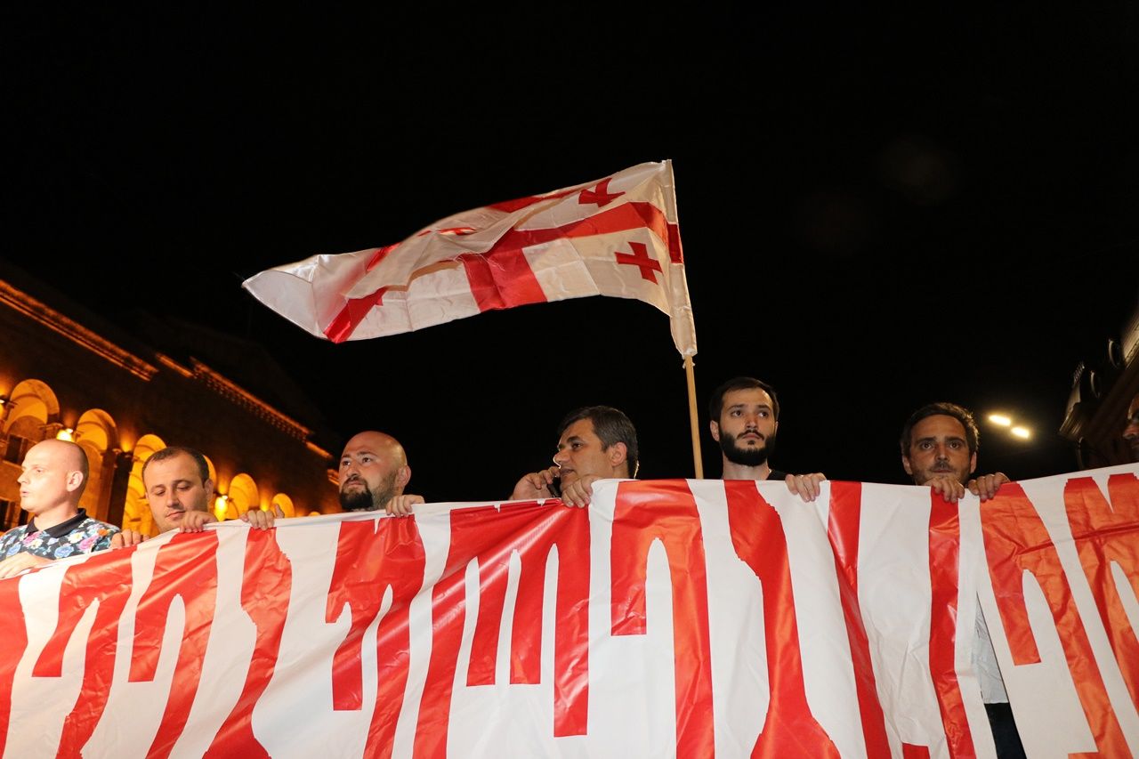 Gürcistan'da protestolar devam ediyor... 11