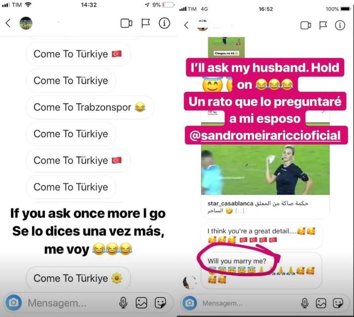 Güzel hakeme Türkiye'den evlilik teklifi! 2