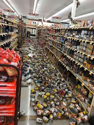 ABD'deki feci depremin görüntüleri ortaya çıktı! 11