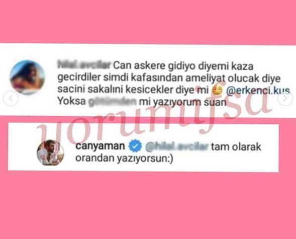 Can Yaman'dan takipçisine sert cevap! 5