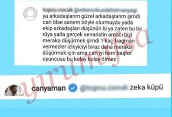 Can Yaman'dan takipçisine sert cevap! 8