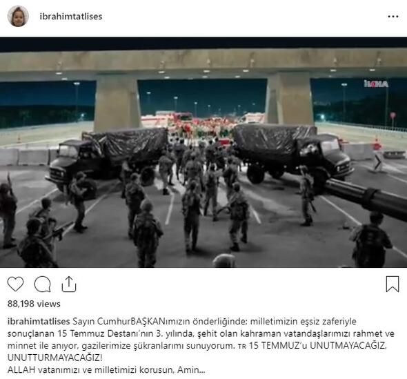 Ünlülerden 15 Temmuz paylaşımları! 9
