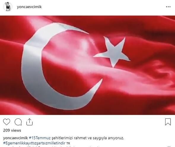 Ünlülerden 15 Temmuz paylaşımları! 10