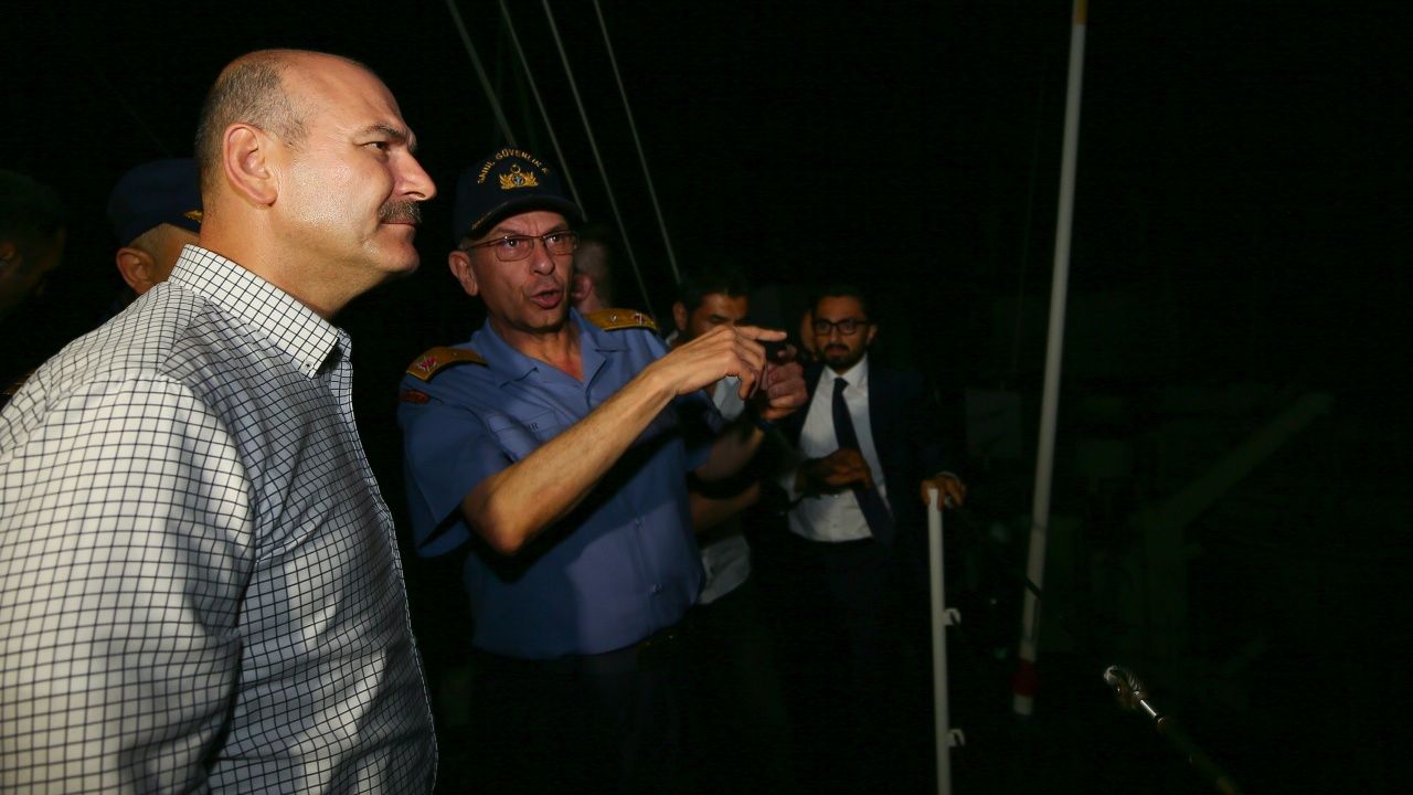 Bakan Soylu'dan gece seyri! 9