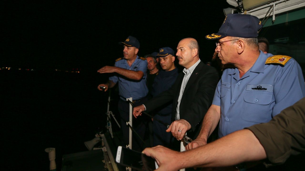 Bakan Soylu'dan gece seyri! 10