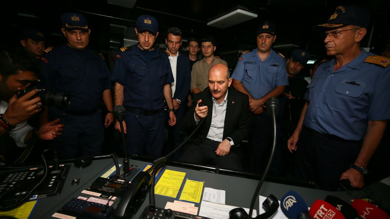 Bakan Soylu'dan gece seyri! 12