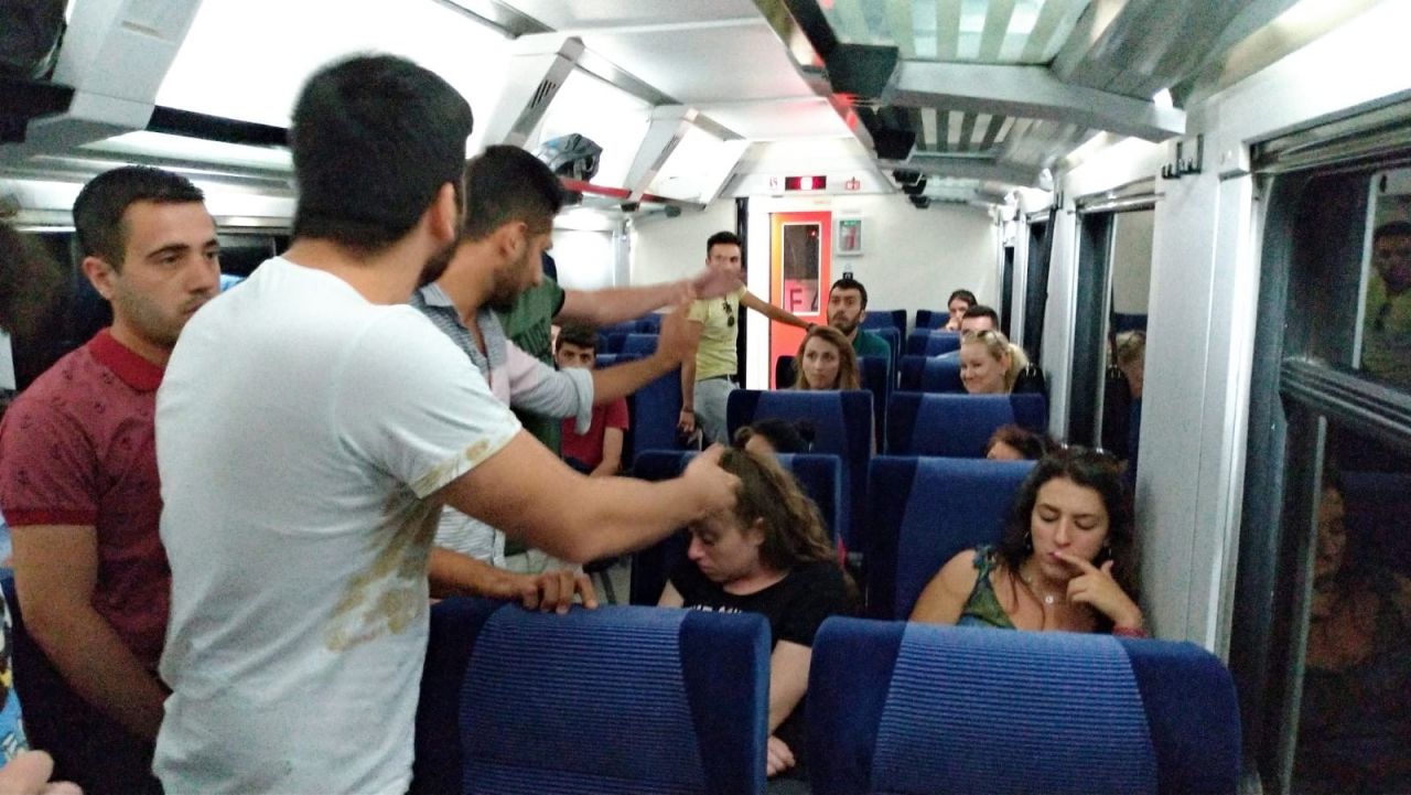 Çalışana hakaret, yolculara darp! 1