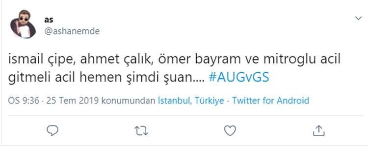 Galatasaray taraftarından 'İsmail Çipe' isyanı! 16