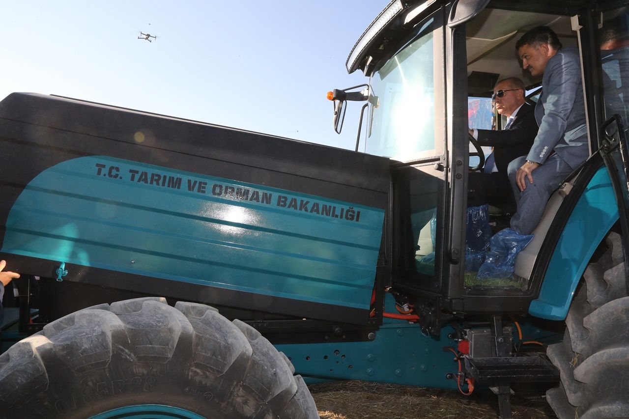 İşte yerli elektrikli traktör... 4