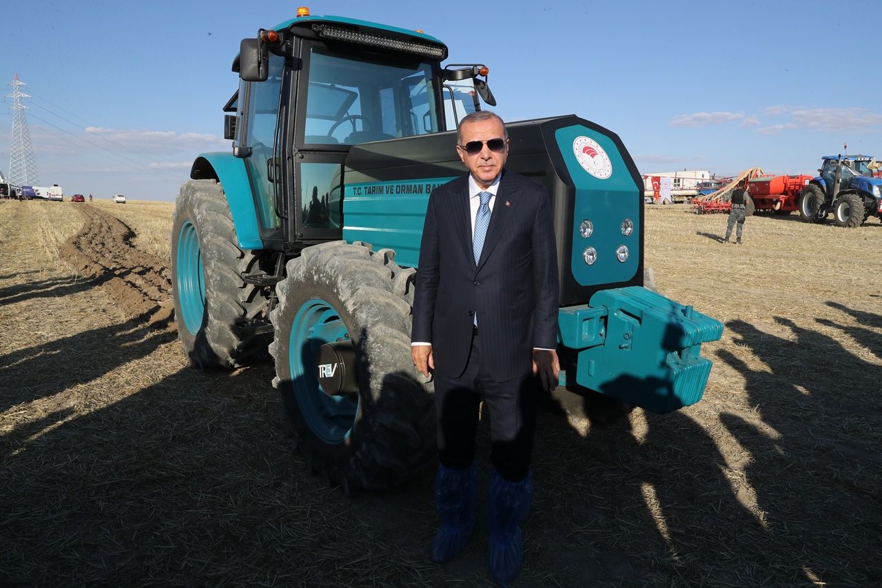 İşte yerli elektrikli traktör... 7